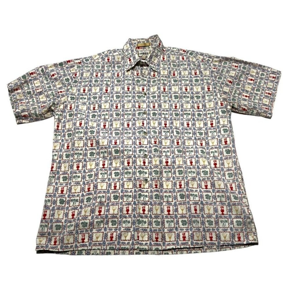 Campia Moda tropical Shirt Multicolor Size Large - Picture 7 of 7